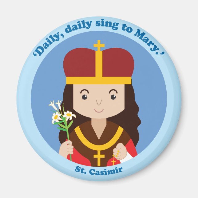 St. Casimir Magnet (Front)