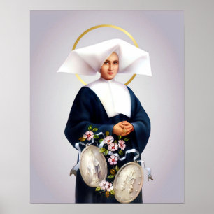 St Catherine Laboure and Our Lady of Grace Poster