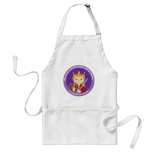 St. Catherine of Alexandria Adult Apron (Front)