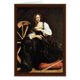 St. Catherine Of Alexandria By Michelangelo Merisi