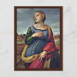St. Catherine Of Alexandria By Raffael Postcard
