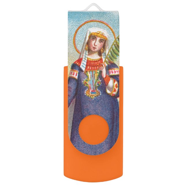 St. Catherine of Alexandria in Egyptian Dress Flash Drive (Front Vertical)