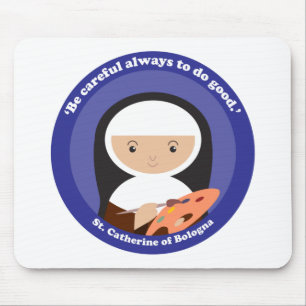 St. Catherine of Bologna Mouse Pad