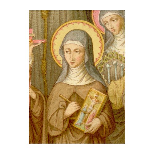St Catherine of Bologna SAU 027 10x14 only Acrylic Print