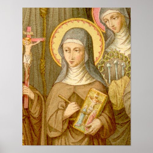 St Catherine of Bologna SAU 027 11x14 only Poster