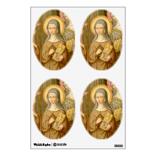 St Catherine of Bologna SAU 027 18x12 4UP Wall Sticker