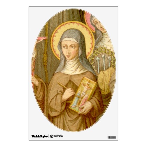 St Catherine of Bologna SAU 027 18x12 Wall Sticker