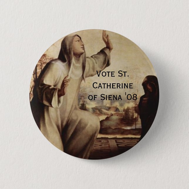 St. Catherine of Siena '08 Button (Front)