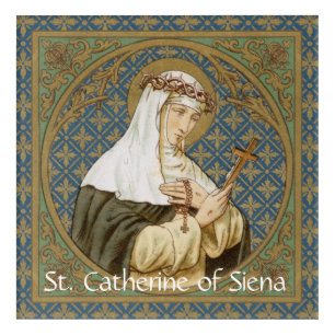 St. Catherine of Siena (BK 19) Acrylic Print