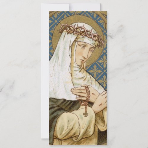 St Catherine of Siena BK 19 Blank Greeting Card