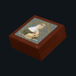 St. Catherine of Siena (BK 19) Gift Box<br><div class="desc">Prefer a solid color background? Delete the pattern image and see the Color Palette postcard for recommendations. Image Credit (BK 019): Antique image of St. Catherine of Siena from a late 19th century chromolithographic devotional print with gilt accents (Dominican Series, No. 9), originally published by B. Kühlen, at Mönchengladbach, Germany,...</div>