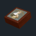 St. Catherine of Siena (BK 19) Gift Box<br><div class="desc">Prefer a solid color background? Delete the pattern image and see the Color Palette postcard for recommendations. Image Credit (BK 019): Antique image of St. Catherine of Siena from a late 19th century chromolithographic devotional print with gilt accents (Dominican Series, No. 9), originally published by B. Kühlen, at Mönchengladbach, Germany,...</div>