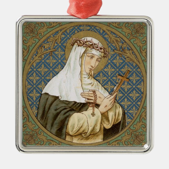 St. Catherine of Siena (BK 19) Metal Ornament (Front)