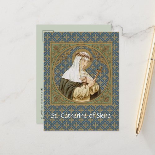 St Catherine of Siena BK 19 Postcard