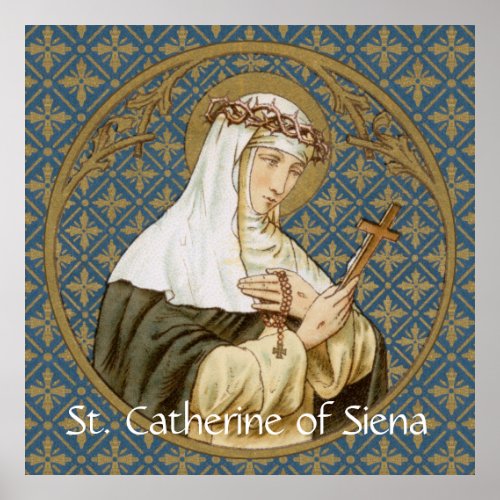St Catherine of Siena BK 19 Poster