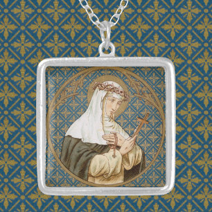 St. Catherine of Siena (BK 19) Silver Plated Necklace