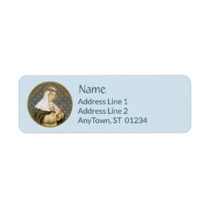 St. Catherine of Siena (BK 19) (Style 1) Label