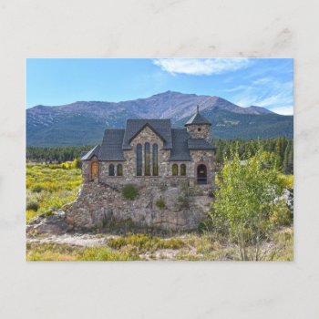 St Catherine Of Siena Chapel  Allenspark  Colorado Postcard by catherinesherman at Zazzle