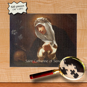 St. Catherine of Siena (Franceschini) Horizontal Jigsaw Puzzle