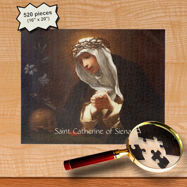 St. Catherine of Siena (Franceschini) Horizontal Jigsaw Puzzle (Creator Uploaded)