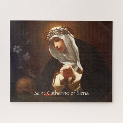 St Catherine of Siena Franceschini Horizontal Jigsaw Puzzle