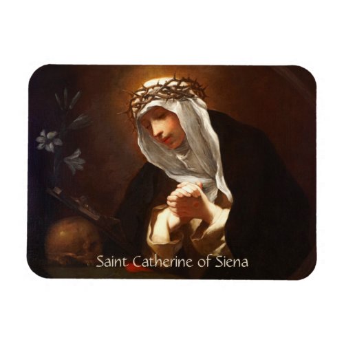 St Catherine of Siena Franceschini Horizontal Magnet