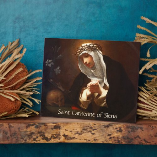 St Catherine of Siena Franceschini Horizontal Plaque