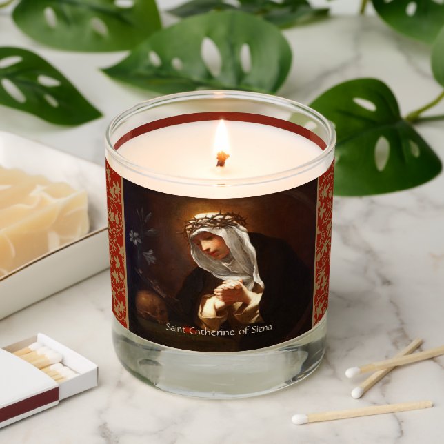 St. Catherine of Siena (Franceschini)  Scented Candle (Lit)
