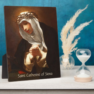 St. Catherine of Siena (Franceschini) Vertical Plaque