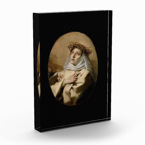 St Catherine of Siena Hl Katharina Siena Tiepolo Photo Block