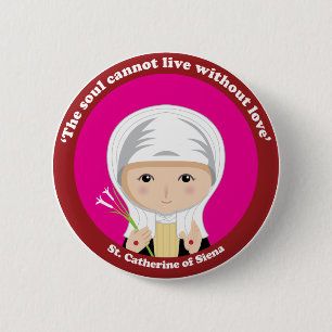 St. Catherine of Siena Pinback Button