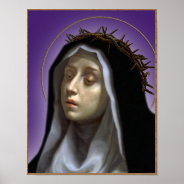 St. Catherine of Siena Poster (Front)