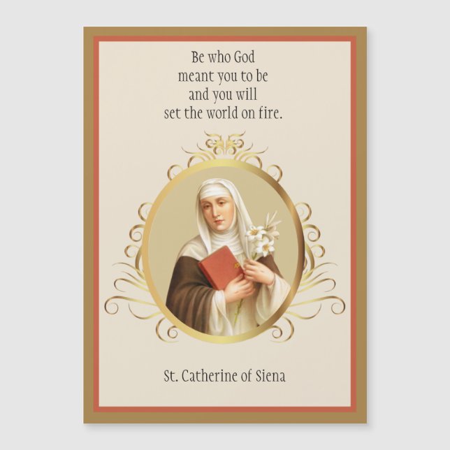 St. Catherine of Siena Religious Nun Catholic (Front)