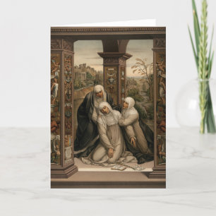 St. Catherine of Siena Religious Stigmatist Holiday Card