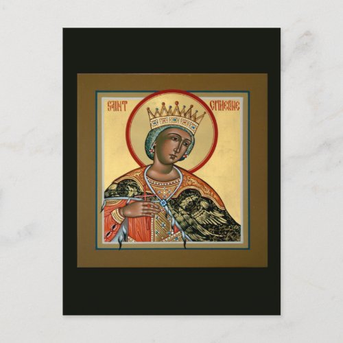 St Catherine Prayer Card
