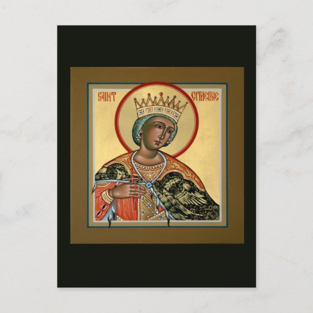 St. Catherine Prayer Card (Front)