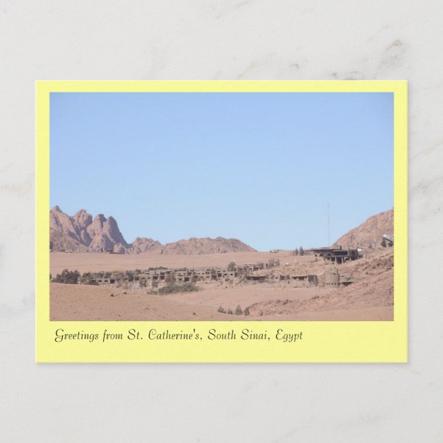 St. Catherine's Monastery, South Sinai, Egypt Postcard (Front)