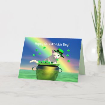 St. Catrick's Day Card by Peerdrops at Zazzle