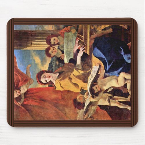 St Cecilia By Poussin Nicolas Best Quality Mouse Pad