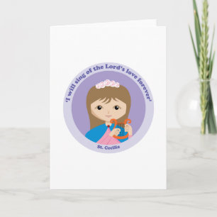 St. Cecilia Card