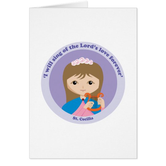 St. Cecilia Card
