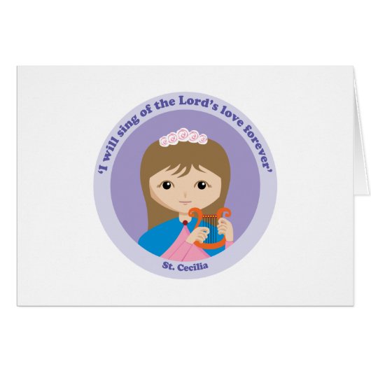 St. Cecilia Cards (Front Horizontal)