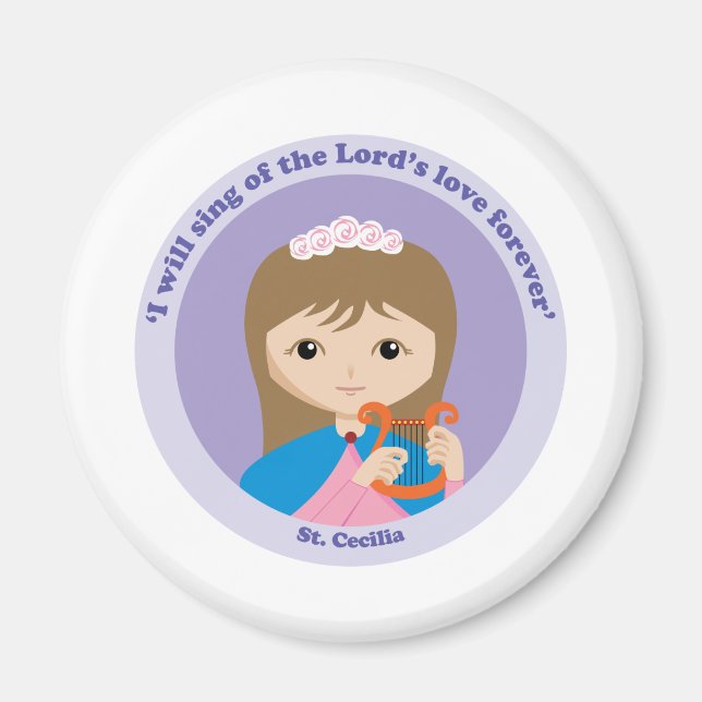 St. Cecilia Magnet (Front)