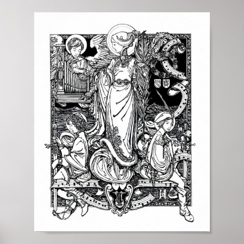 St Cecilia of Rome 8 x 10 Print