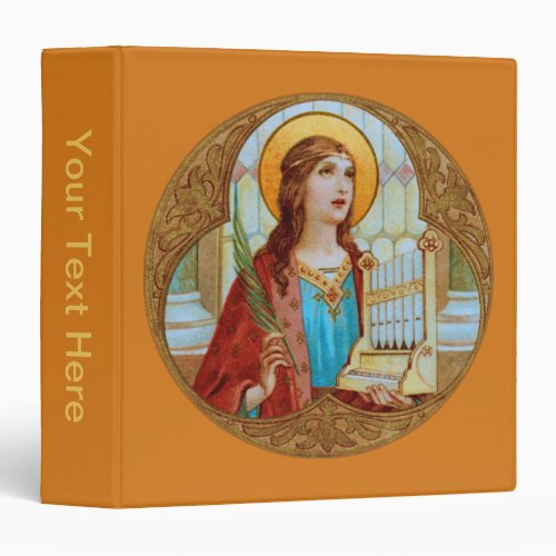 St Cecilia of Rome BK 003 3 Ring Binder