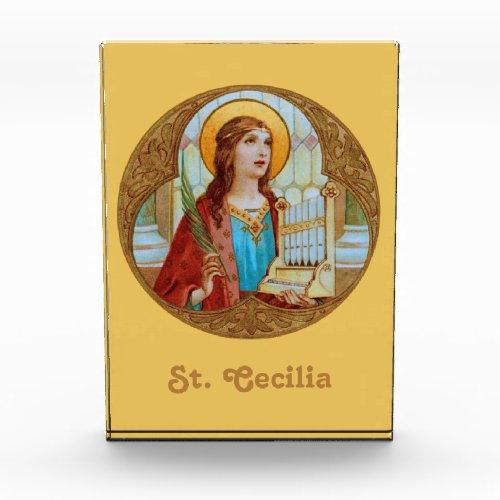 St Cecilia of Rome BK 003 Acrylic Award
