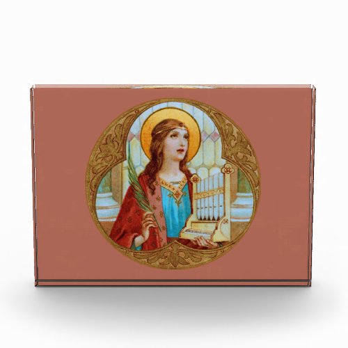 St Cecilia of Rome BK 003 Horizontal Photo Block