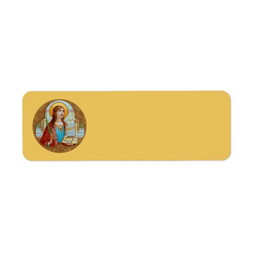 St Cecilia of Rome BK 003 Label