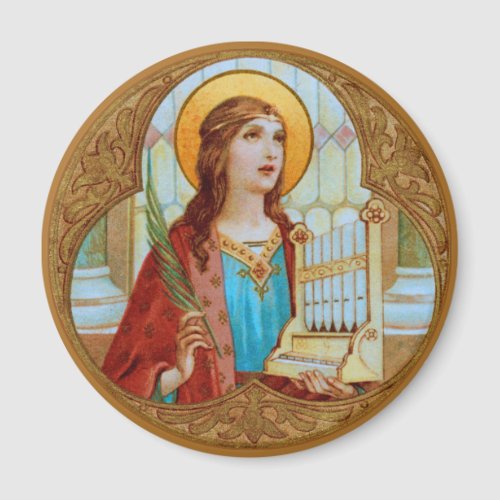 St Cecilia of Rome BK 003 Magnet