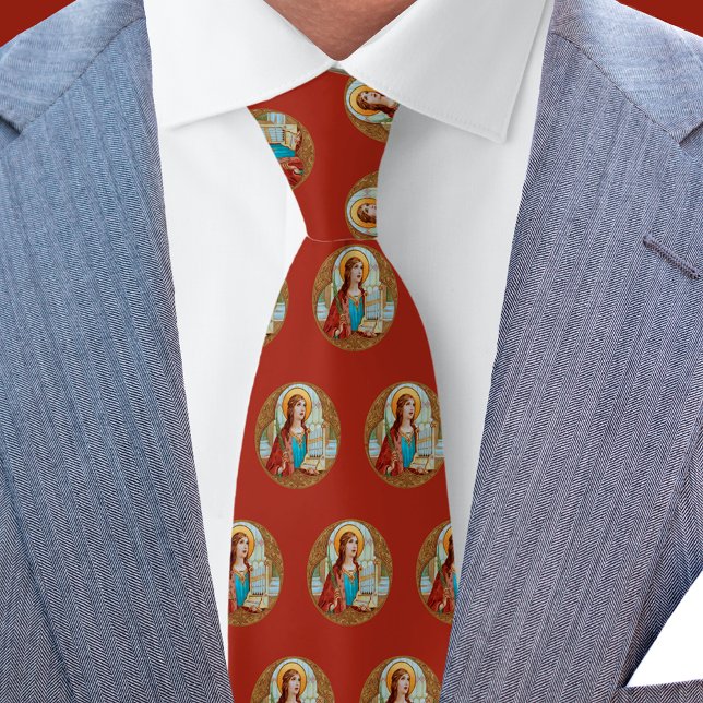 St. Cecilia of Rome (BK 003) Neck Tie (Creator Uploaded)